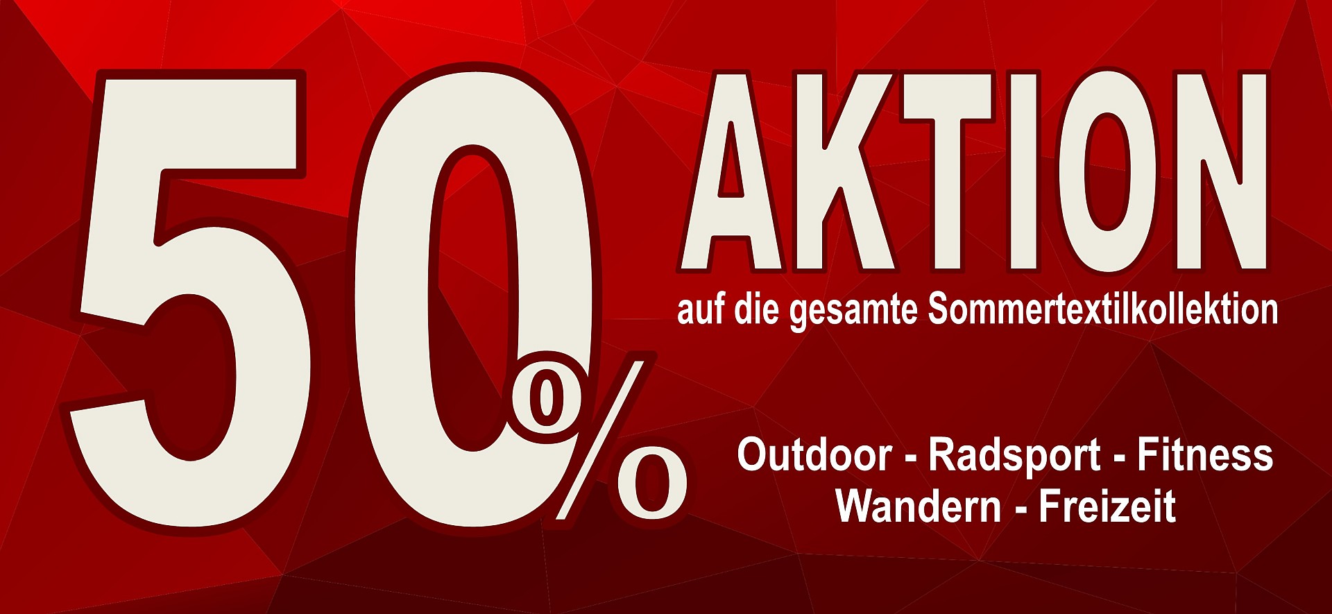 Header Homepage 50% Aktion Sommer 24